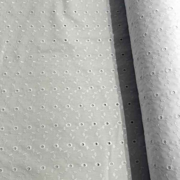 Telas Perforadas Blancas
