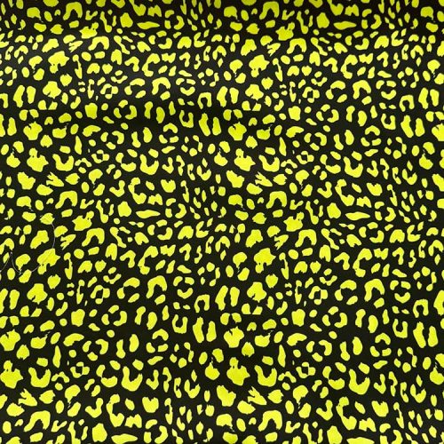 Tela De Leopardo Negro