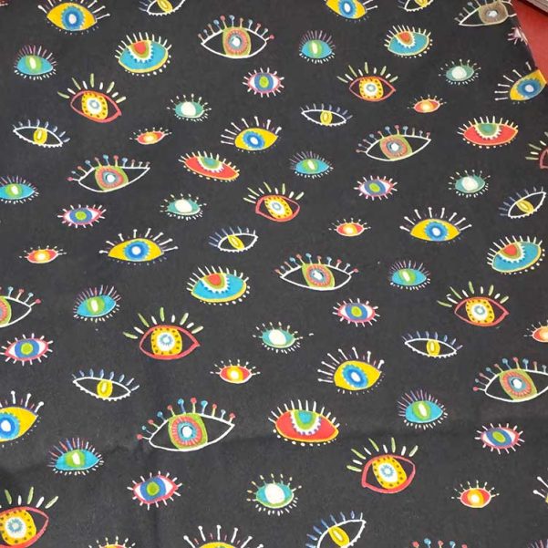 Popelín ojos de Picasso.