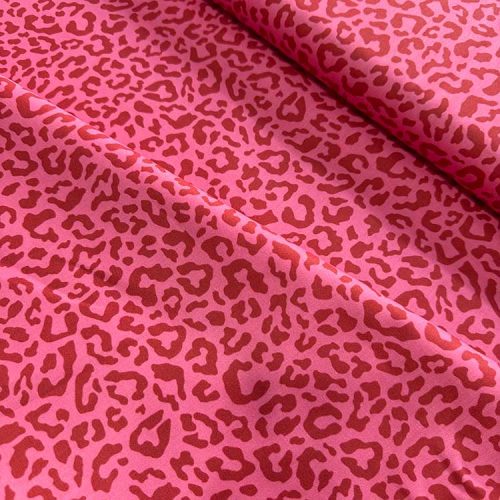 Tela Animal Print Rosa