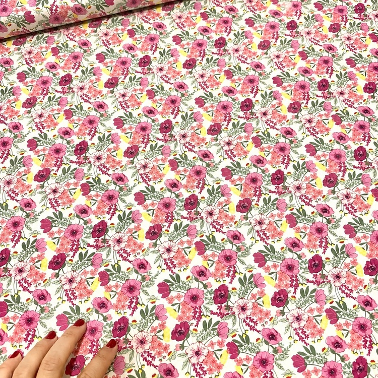Telas De Flores